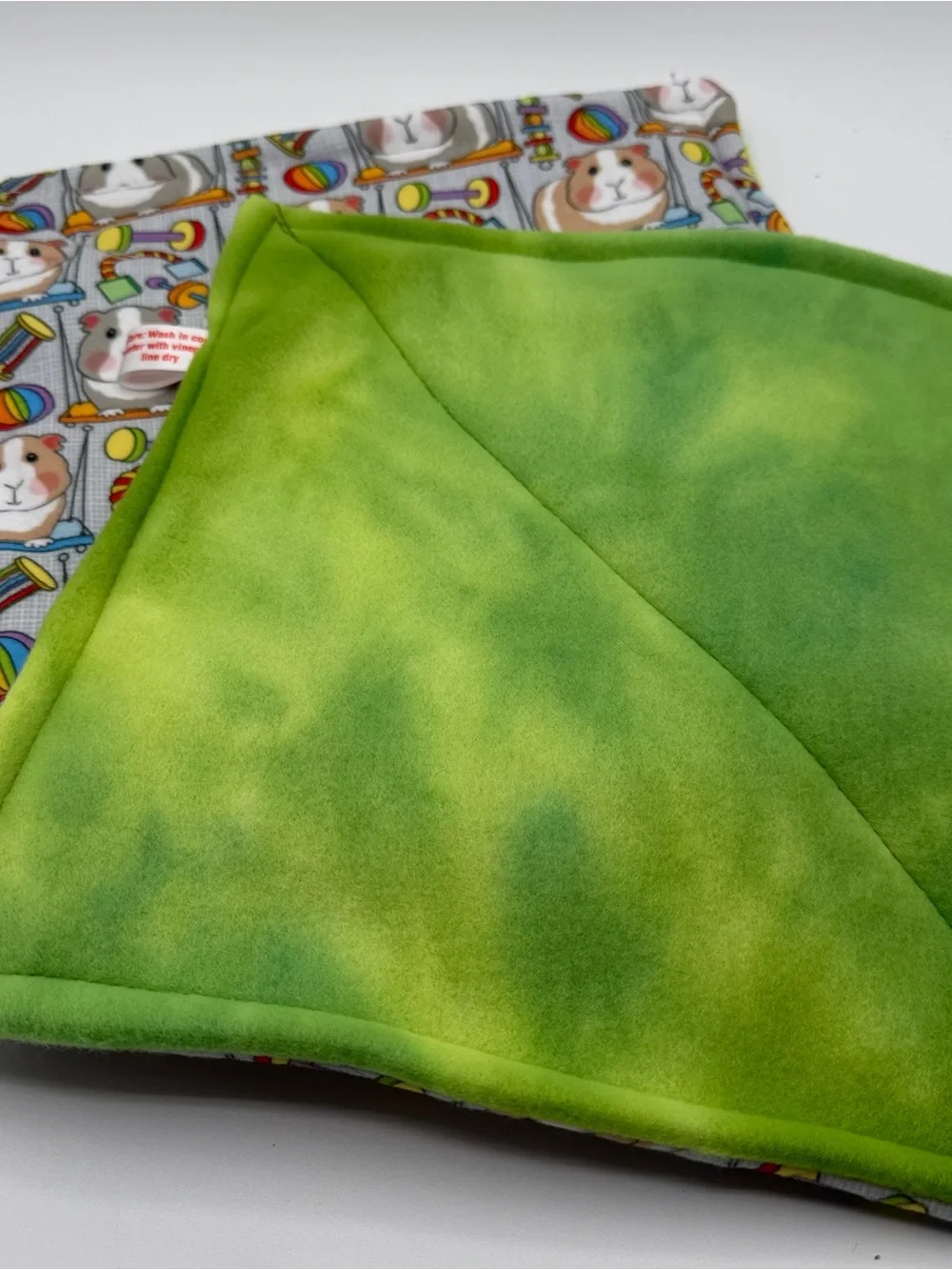 Guinea Pig P Piddle Pads Reversible Fleece 12” Pair Lot 2 Toys